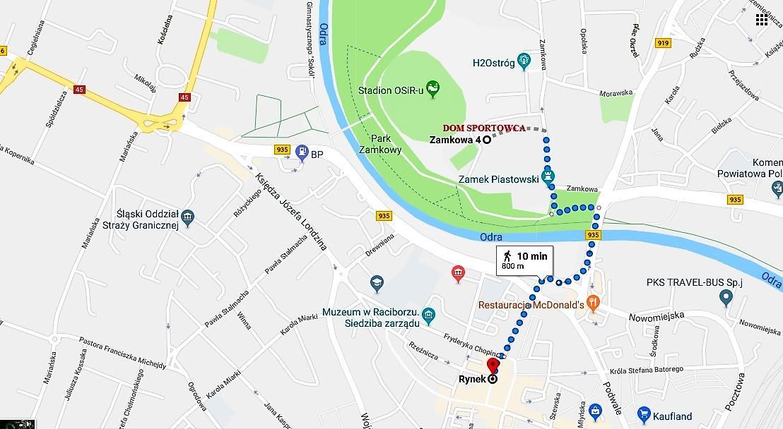 拉齐布日Dom Sportowca住宿加早餐旅馆 外观 照片